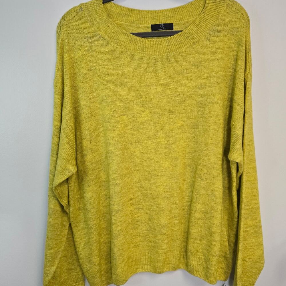 Woolen Bloom lightweight crew neck pullover sweater size large NWT